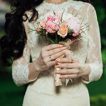 Home wedding sally 1
